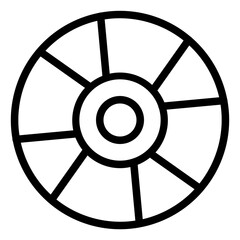 Obraz premium Vector Design CD Icon Style