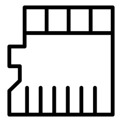 Vector Design Sd Card Icon Style