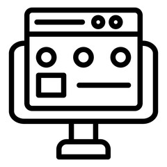 Vector Design Landing Page Icon Style