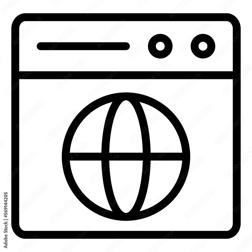 Poster vector web vector icon style