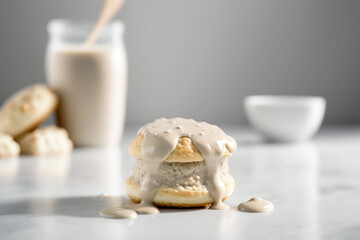 Delicious Biscuits and Gravy