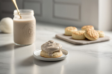 Delicious Biscuits and Gravy