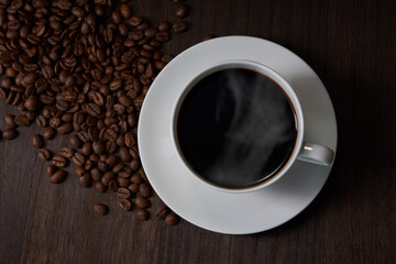 ホットコーヒー　イメージ
