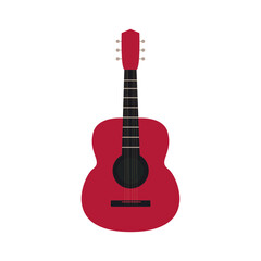 Obraz na płótnie Canvas acoustic guitar illustration 