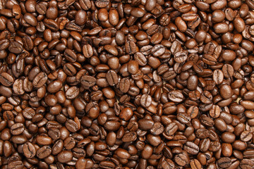 coffee grain beans texture background aroma cafe