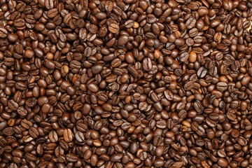 coffee grain beans texture background aroma cafe