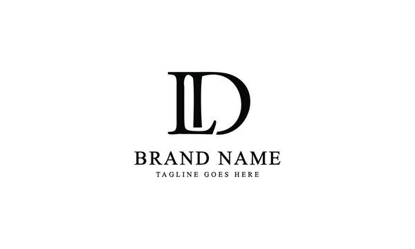 Letter LD logo design monogram