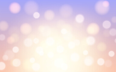 Gentle and Cute bokeh soft light abstract background, Vector eps 10 illustration bokeh particles, Background decoration