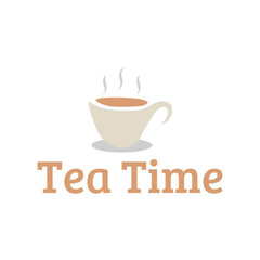 Cup of tea vector hand drawn logo templates. Isolated symbols for business branding and identity, for food blogs and websites, for grocery stores and cooking classes.
