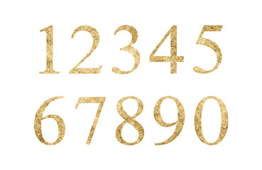 Gold glitter watercolor Alphabet. For baby shower, Wedding invitation, greeting card, birthday, logo, poster other ideas.
