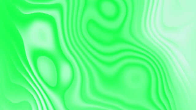 Looped background liquid gradient 4k in toxic colors combination. Seamless vivid animated green and white dynamic backdrop . Looped fluid bright light acid wallpaper