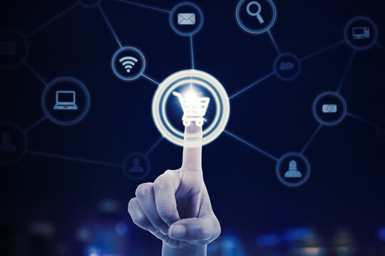 Metaverse shopping online concept - Powered by Adobe