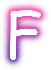 Collection of Alphabet A-Z neon