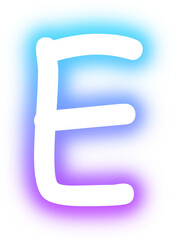 Obraz premium Collection of Alphabet A-Z neon