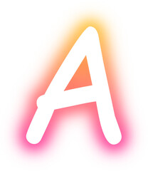 Collection of Alphabet A-Z neon