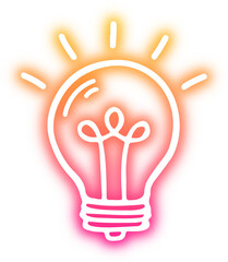 Collection of business neon