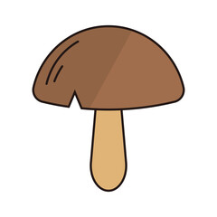 Mushroom icon. Mushroom harvest. Vector.