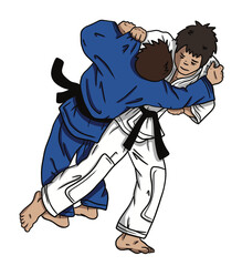 judo - o soto guruma