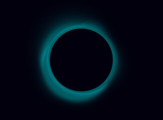 Illustration of a circle with light, color eclipe, sun, for logo or branding showcasing