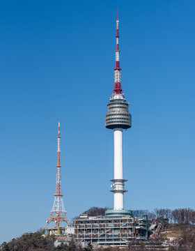 Namsan Tower in Yongsan, Seoul, South Korea