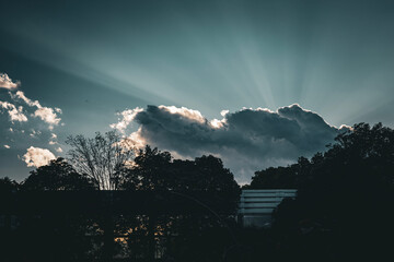 sun and clouds