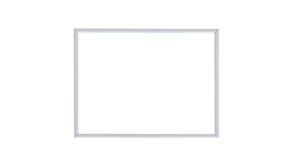 Cadres photo vide sur fond transparent. Pour écrire un message, invitation, vœux, photographie.	