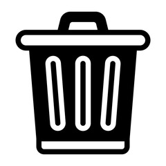 trash bin garbage recycle eco ecology icon