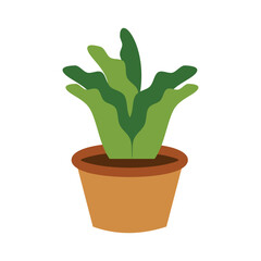 Potted Plant Illustration