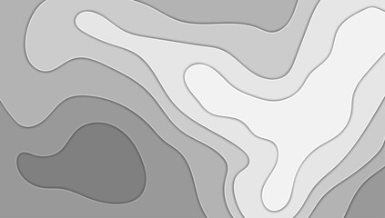 gray abstract wavy geometric background