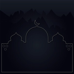 Dark ramadan background, Islamic art background, Ramadan Kareem, Ramadan Kareem background