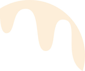 Floral abstraction design flat icon Decorative circle