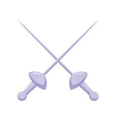 fencing sword isolated