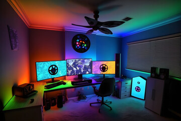 Cool Gamer room for kids and adults