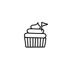 Cupcake or Muffin vector