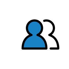 person icon vector sign symbol graphic illustration