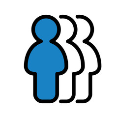 teamwork icon vector sign symbol graphic illustration