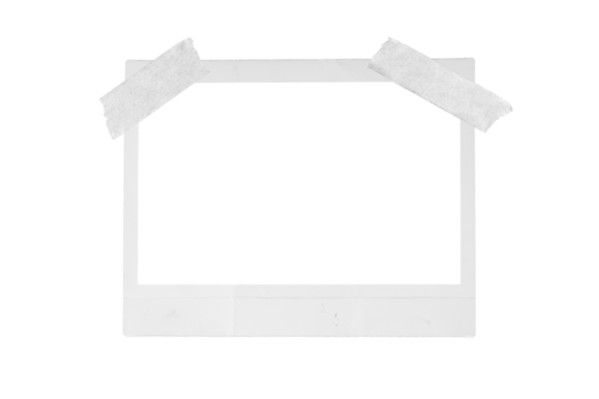 polaroid frame isolated texture transparent film analog