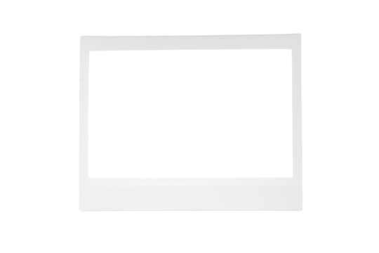 polaroid frame isolated texture transparent film analog