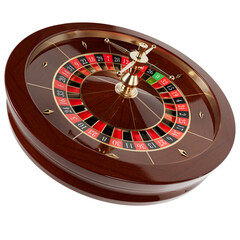 3d rendering - The casino roulette wheel  - obrazy, fototapety, plakaty