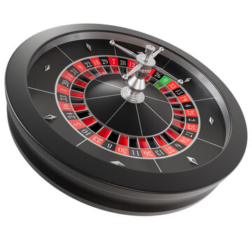 3d rendering - The casino roulette wheel 