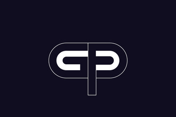 Gp Logo - Initial Letter Gp Or Pg Logo Vector Design 

