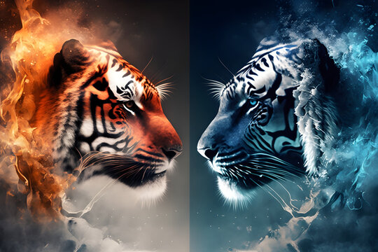 Download Neon Animal Bengal Tiger Wallpaper  Wallpaperscom