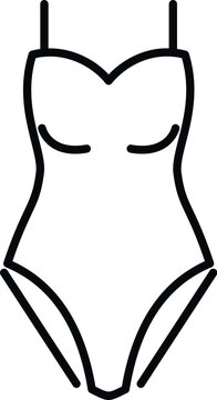 recommend clip art: Water swimwear icon outline vector. Aqua pool. Summer waterslide