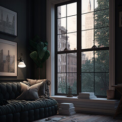 Obraz premium living room interior