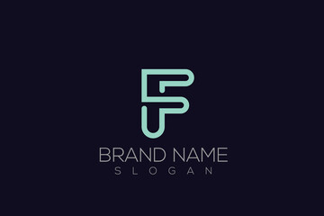 Obraz premium F Logo | Initial Letter F Logo Design 
