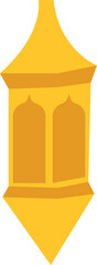 Arabic lantern icon. Flat illustration of arabic lantern icon for web design