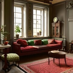 Cosy room. Made with Generative AI.