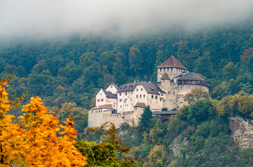 Vaduz Castle in Liechtenstein - obrazy, fototapety, plakaty