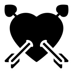 cupid glyph icon