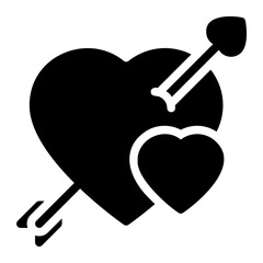 cupid glyph icon
